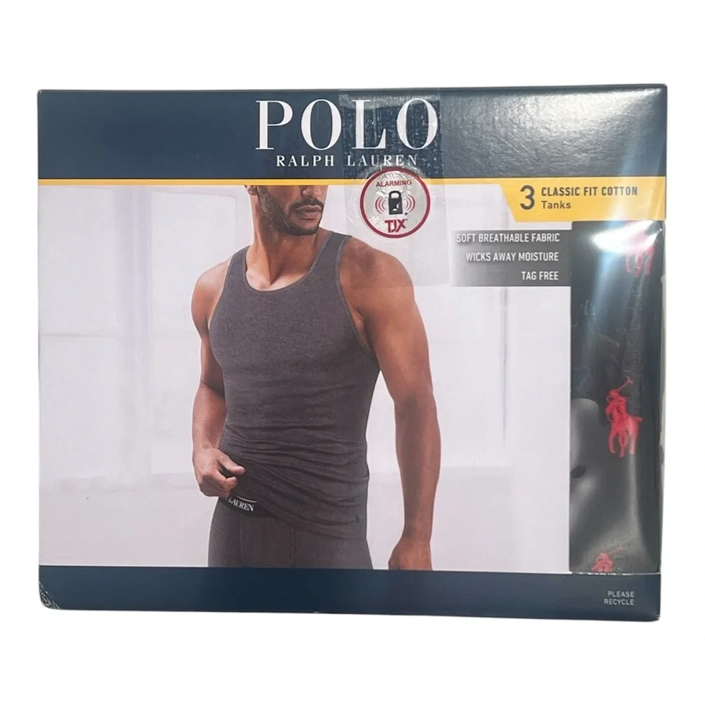 Polo Ralph Lauren Classic Fit Tank 3-Pack